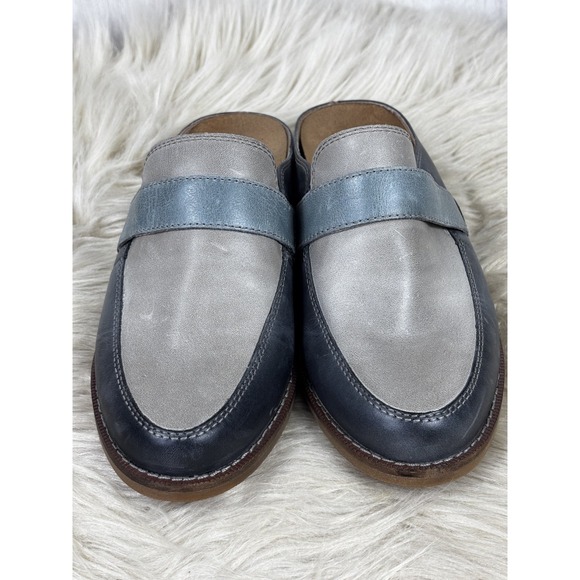 Taos Footwear Royal Mule Women's 7 Steel Taupe Multi Leather Comfort Slip-On - Picture 2 of 9